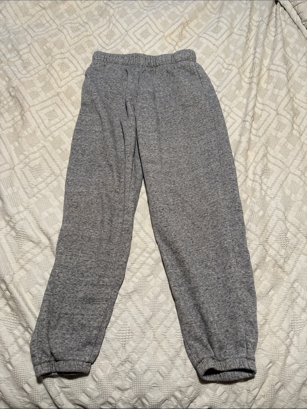 Old Navy Gray Kids Sweatpants - Heathered Cozy Joggers